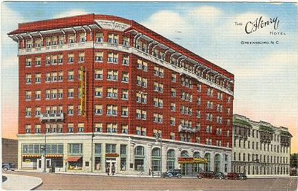 O'Henry Hotel, postcard ca 1938